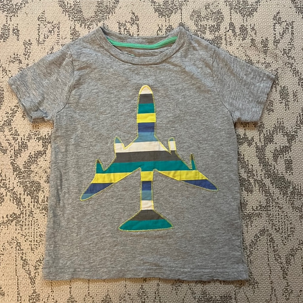 mini Boden Tee Shirt with plane